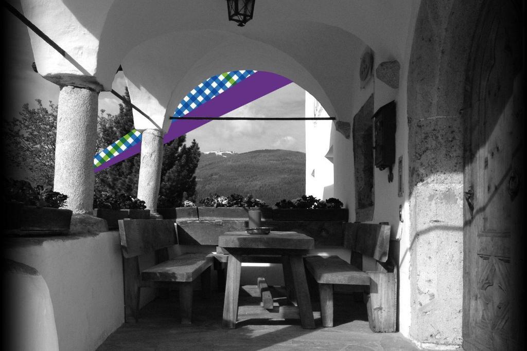 Ansitz Goller Hotel Rasun di Sopra Exterior foto